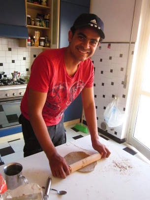 My baker-host Ahmed