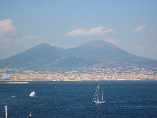 Vesuvius as seen from Castel dell'Ovo